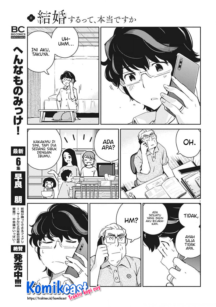 Kekkon Surutte, Hontou Desu ka? Chapter 54 Gambar 9